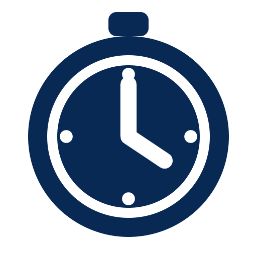 Ícone de relógio, guarda-bagagem por hora, dia ou mês